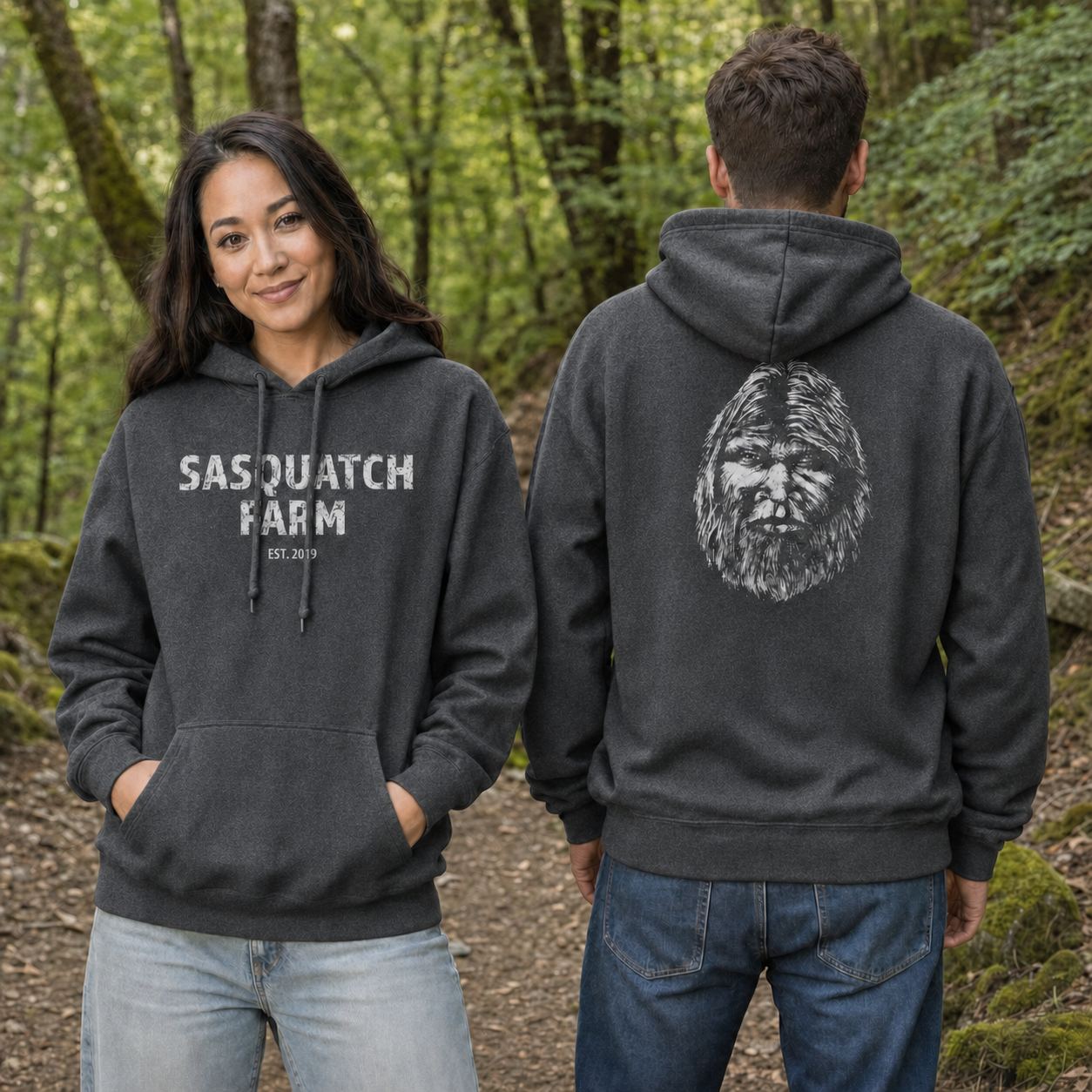 Squatchy Style Hoodie — Gray